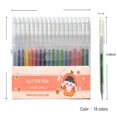 thumbnail image 2 of SUTENGDA Glitter Pens  Retractable Metallic Sparkle Colorful Glitter Gel Ink Pen 18 Colors a Set for Coloring Pattern Drawing Artistic Creation, 2 of 6