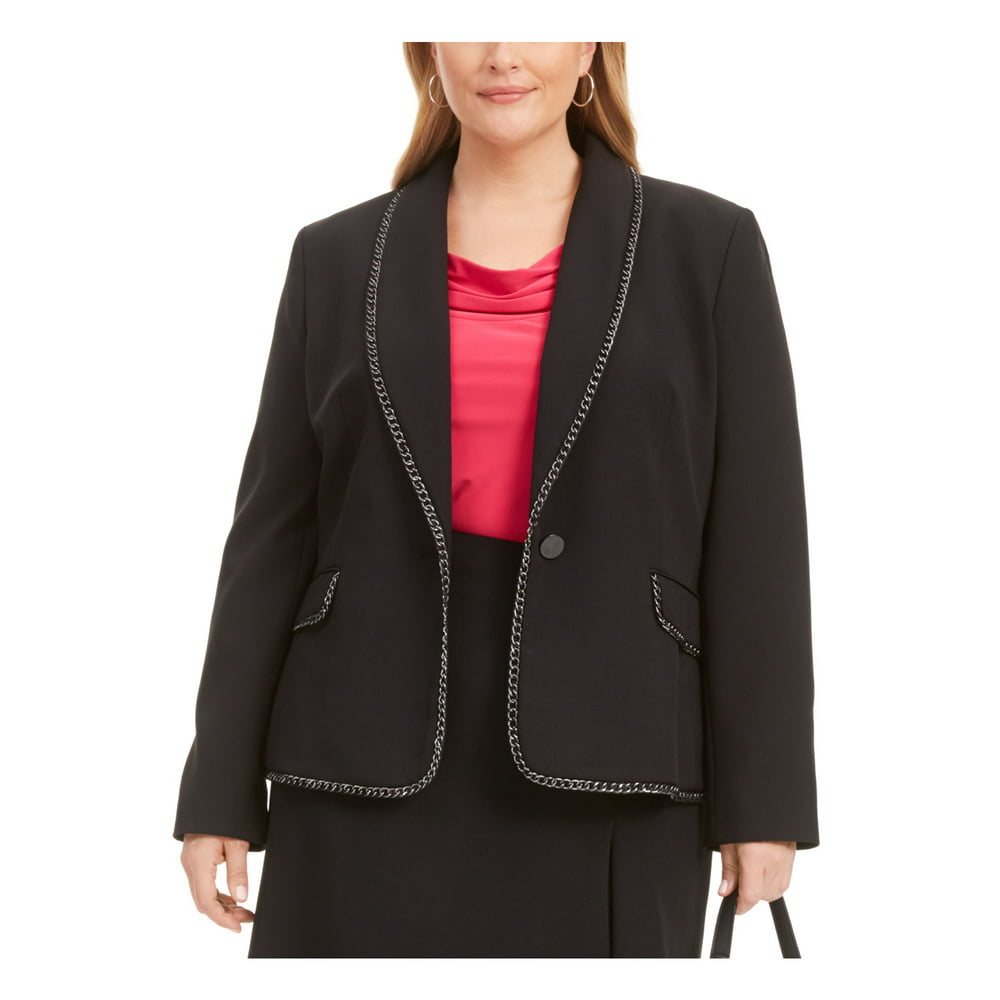 Kasper - KASPER Womens Black Blazer Jacket Size 8 - Walmart.com ...