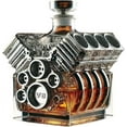 thumbnail image 2 of Engine Style Flask High-end Resin For Locomotive And Enthusiasts Unique And Stylish Home Bar Centrepiece, 2 of 2