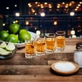 thumbnail image 3 of JoyJolt Revere Shot Glasses, Triangle Heavy Base 2 Oz Glass Set of 4, 3 of 6