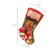 thumbnail image 2 of Calcetín navideño, 3 bolsas grandes de regalo de Navidad, calcetín navideño de Papá Noel, muñeco de nieve y reno, calcetín navideño colgante, decoración para chimenea de árbol de Navidad, vitrina de dulces Rojo Verde, 2 of 5