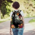 thumbnail image 6 of Lightweight Backpack Abstract Rhinoceros School Bag Travel Laptop Daypack for Men Women Casual Rucksack, 6 of 6