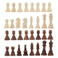 thumbnail image 2 of International Chess Pieces, 32pcs Lightweight Chessmen Glossy  2 Colors Antiskid  for Game, 2 of 8