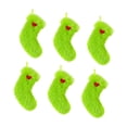 thumbnail image 5 of balikha 6 Pieces Christmas Stockings Decorative Holiday Stockings Christmas Decorations Socks Party Accessories for Festivals Bedroom, 5 of 9