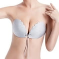 thumbnail image 5 of LELINTA Women's Strapless Invisible Bras Silicone Invisible Bras Self Adhesive Silicone Invisible Backless Push Up Bra With Drawstring, 5 of 6