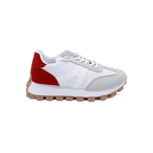 Tenis Sneakers Casual para Mujer Liliana Shoes Russo Red