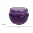 thumbnail image 5 of Beauticom 72 Jars Round Oval Plastic Container Jars with Inner and Lid (Purple), 5 of 6