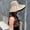 Khaki, variant on Under $4 Women Summer Sun Hat Wide Brim Uv Protection Summer Leisure Travel Rubber Fisherman Hat, Black,One Size