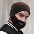 thumbnail image 3 of Fankiway Beard Hat, Knitted Yarn Hip-hop Funny Big Beard Mask, Adult Hat Beard Hat, Cool Gift for Men, 3 of 4