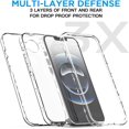 thumbnail image 3 of UTAH-Compatible with iPhone 16e Case Clear, Rugged Heavy Duty Protective Shockproof Drop Tough Transparent Cell Phone Cover, 3 of 4