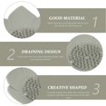 thumbnail image 3 of 2Pcs Shower Soap Holders Draining Soap Boxes Silicone Soap Containers for Home, 3 of 3