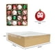 thumbnail image 4 of Xihbxyly Ofertas Diarias Del Día Prime Solo Hoy Juego de Caja de Regalo con Colgante Árbol de Navidad 16 Piezas/6 Cm con Bolas de Navidad y Bolas Galvanizadas Rojas y Blancas para Decoración Navideña, 4 of 5
