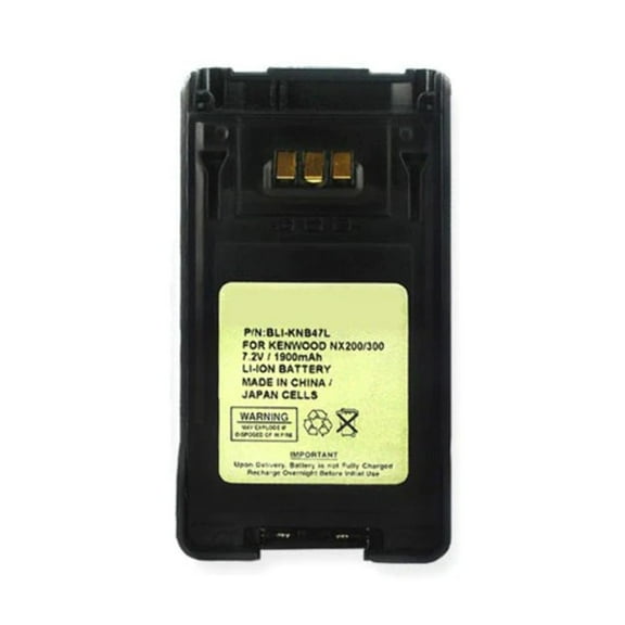 Batteries N Accessories BNA-WB-BLI-KNB47L 2-Way Radio Battery - Li-Ion, 7.2V, 1900 mAh, Ultra High Capacity Battery - Replacement for Kenwood KNB-47L Battery