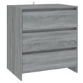 thumbnail image 3 of vidaXL 2 Piece Sideboard Grey Sonoma Engineered Wood, 3 of 5