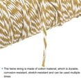 thumbnail image 4 of Twine Packing String Wrapping Cotton Twine 100M Khaki and White Rope for Gift Wrapping Twine, Pack of 2, 4 of 7