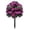 Purple, variant on Guodhu artificial topiary ball flowers,Rhododendron Artificial Tree Stake for Outdoor Patio, Lifelike Peony Flower Plant with Ground Spike, All Seasonoutdoor artificial shrubs with stake(Hot Pink)