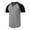 Dark Gray, variant on Rloper-Lop Men's Color Block Henley Shirts Patchwork Short Sleeve Tee Shirts Crewneck Button Down Tops Casual Gym Workout Shirts