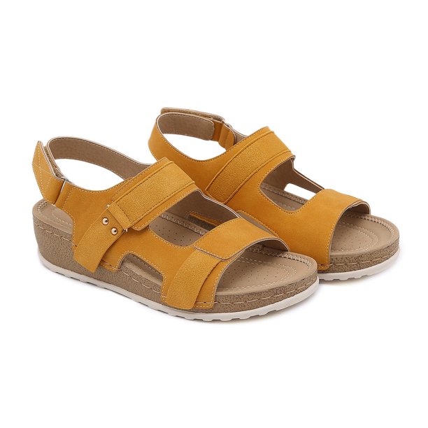 Zapatos de mujer Peep Toe Moda Casual Cómodo Tacón de cuña Sandalias de plataforma Wmkox8yii sa3704