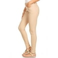 thumbnail image 2 of Women's Cotton Blend Full Length Jeggings Stretchy Skinny Pants Jeans Leggings, 2 of 3