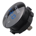 thumbnail image 3 of 12V 24V Voltmètre DC LED Design Compact Installation Facile Applications Marines Utilisation Extérieure Surveillance en Temps Réel, 3 of 9