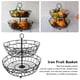 thumbnail image 4 of Cesta de Frutas ANGGREK de Hierro Multifuncional Extraíble Negra, 4 of 7