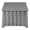 thumbnail image 4 of Clairemont Hidden Lift Shelf Solid Wood Coffee Table, Antique Gray, 4 of 8