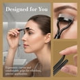 thumbnail image 6 of Eyebrow Brush Eyelash Separator Brow Comb & Lash Spoolie Professional Eye Makeup Tools (3PCS), 6 of 9