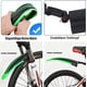 thumbnail image 3 of Guardabarros de bicicleta universal ajustable espesar guardabarros delanteros traseros MTB kit de guardabarros para bicicleta de velocidad Fixie Urban Gravel City Bike ruedas de 20-27 pulgadas BRILLAR  Rojo Verde, 3 of 5