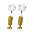 thumbnail image 4 of Abbracc 2Pcs DIY Leather Located Needles Durable Brass Practical Leather Stitching Tools 6 to 12mm, 4 of 9