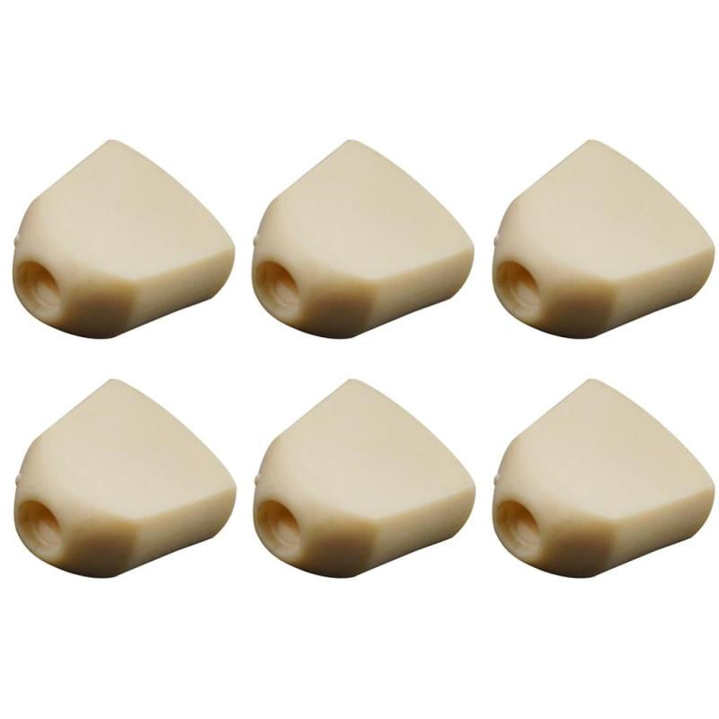 6pcs Guitar Tuning Peg Tuner Machine Head Replacement Buttons Knob Handle Tip for Guitar