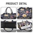 thumbnail image 4 of Large Capacity Tote Bag,Pioneer Flower Floral Print Pattern Handbag Fashion Luxury Tote Bag,15.7"x13"x 5.1" Inches,Laptop Compatible, 4 of 6