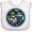 White and Pink, variant on Inktastic Stand Up Paddle Boarding Sports Boys or Girls Baby Bib