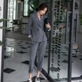 thumbnail image 4 of Traje de moda de tiro nuevo estilo británico traje de leggings traje de mujer otoño, 4 of 4