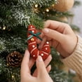 thumbnail image 5 of Qjidjing 2Pcs Christmas Tree Candy Cane Ornaments, Xmas Hanging Pendant Accessories, for Christmas Tree, Home Wall, Holiday Party Decor, 5 of 7