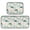 Turtles and Sea Plants Pattern, variant on 2-Piece Kitchen Mat Set Non Slip Washable Floor Mats Decorative Rugs for Kitchen Sink Laundry Spring Butterflies and Flowers