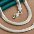 thumbnail image 2 of ZheElen Symbol Of Sophistication Chain Necklace Made With Silver Versatile Style Unique silver 45cm 1Set, 2 of 6