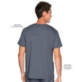 thumbnail image 2 of Landau ProFlex Tailored Fit Comfort Stretch 4-Pkt V-Neck Scrub Top for Men 4253, 2 of 5