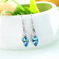 thumbnail image 2 of Conjunto De Collar, Aretes Y Brazalete Color Plata con Azul Claro Malubero Malu1693, 2 of 3