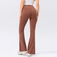 thumbnail image 4 of High Waist Strap Yoga Pants For Women Breathable Flared Leggings Lift Fitness Trousers Comfortable Workout Long Pants Yoga Pants for Women Tall with Pocket plus Size Yoga Pants for Women 3x-4x Women's, 4 of 5