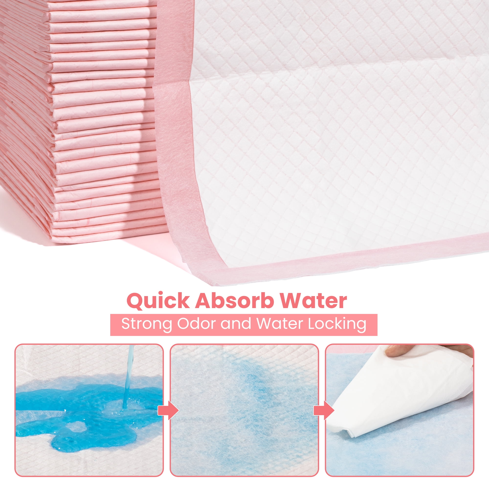 100 Count Disposable Puppy Pee Pads Pet Toilet Training Pads 18" x 13"