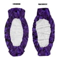 thumbnail image 6 of ZIATUBLES UTV Front Seat Covers 2-Piece Set, Compatible with Kawasaki Mule 3000 3010 3020, Wear-Resistant Polyester Replacement Protector, Deep Violet Camo Print UTV Seat Decor Acccessory Part, 6 of 8