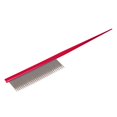 thumbnail image 1 of Pet Comb, Pet Supplies Firm Dog Grooming Comb  For Home Grooming Kit For Dogs Red, 1 of 8