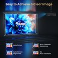 thumbnail image 3 of Proyector de cine en casa HAPPRUN JQ820 4K 1000lm con WiFi 6, 3 of 9