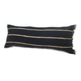 thumbnail image 4 of Ox Bay Daniel 14" x 36" Navy/Tan Striped Cotton Blend Adult Decorative Throw Pillow Cover, 4 of 10