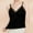 Black, variant on Bra Integrated Underwear Sling With Seamless Bottom And Tube Top Extra Long Camisoles for Women Seaside Shirts for Women Women's Camisole Tops Shelf Bra Tops for Women Loose Fit Polyester Womens