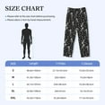 thumbnail image 4 of Bixox Men's Retro Skeleton Dancing On Halloween Party Patterned Pajama Pants with Pockets Lounge Clothes for Home, 4 of 5