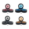 thumbnail image 2 of Neumático de deriva llanta de Metal Vogacara 4 pack/lote 27mm para 1/28 Wltoys K969 K979 K989 piezas de repuesto de coche teledirigido, 2 of 6