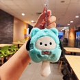 thumbnail image 1 of Sanrio-Llavero de peluche de Hello Kitty, MyMelody, Kuromi, Cinnamoroll, Animal de dibujos animados, Bolsa Escolar, colgante, mochila, decoración, muñeca, 1 of 4