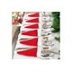 thumbnail image 3 of 10x sombrero rojo Santa Claus cubiertos Navidad cuchillo bolsa tenedor titular decoración de Navidad, 3 of 4