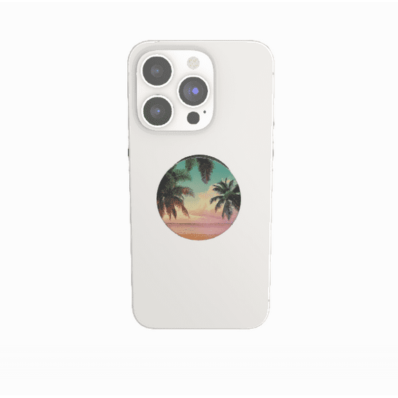 Phone Socket Grip For Phone holding, Expanding Kickstand Phone Grip - Beach